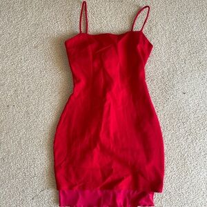 Lulu's Striking Red Mini Dress